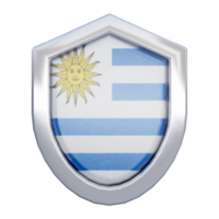 uruguay national flag set illustration or 3d realistic uruguay waving country flag set icon png