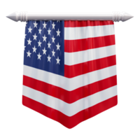 Verenigde Staten van Amerika nationaal vlag reeks illustratie of 3d realistisch Verenigde Staten van Amerika golvend land vlag reeks icoon png