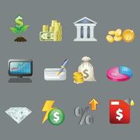 social icon communication vector business , finance investmenticons.