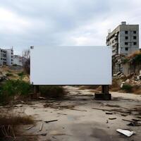 Sign Board Mockup photo