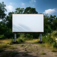 Sign Board Mockup photo