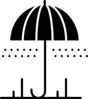 Umbrella protection icon symbol vector image. Illustration of the safety protect umbrella security design image