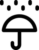 Umbrella protection icon symbol vector image. Illustration of the safety protect umbrella security design image