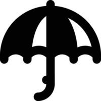 Umbrella protection icon symbol vector image. Illustration of the safety protect umbrella security design image