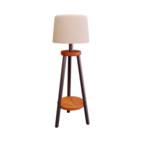 Table Lamp, Electric light Hotel Table  , AI Generative png