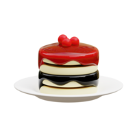 fragola torta clipart dolce, ai generativo png