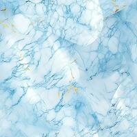 Marble texture light blue and white tiles, AI Generated photo