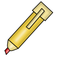 illustration de surligner stylo png