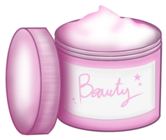 pink cream container png