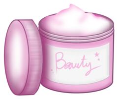 rose crème récipient png