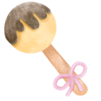 caramelo con chocolate png