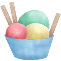 buntes Eis png