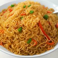 Pancit Canton, A Filipino Noodle Dish, AI Generated photo