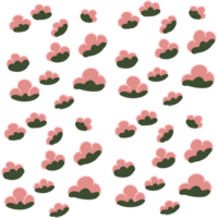 cute flower pattern png