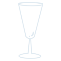 Tall clear wine drinking glass png