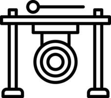 Gong Vector Icon Design