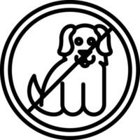 No Pets Allowed Vector Icon Design