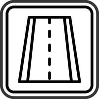 Motorway Vector Icon Design