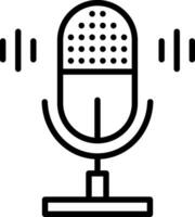 Audio recorder Vector Icon Design