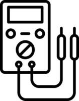 Voltmeter Vector Icon Design