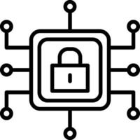 Cyber security Vector Icon Design