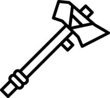 Stone Axe Vector Icon Design