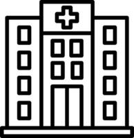 diseño de icono de vector de hospital