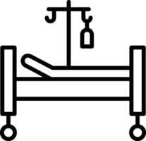 Bed Vector Icon Design