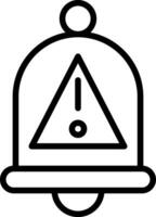 diseño de icono de vector de alerta