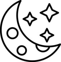 Moon Vector Icon Design