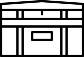 Trunk Vector Icon Design