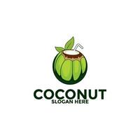 Coconut logo vector template, Creative Coconut logo design concepts, Icon symbol, Illustration