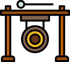 Gong Vector Icon Design