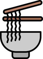 diseño de icono de vector de ramen