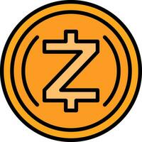 zcash vector icono diseño