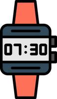 diseño de icono de vector de reloj inteligente