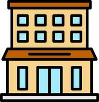 Office Building Vector Icon Design