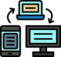 diseño de icono de vector de transferencia de datos