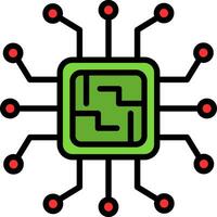 Microchip Vector Icon Design