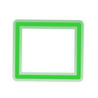 bright green rectangle png