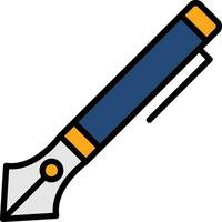 Ink Pen Vector Icon Design