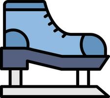 Ice skate Vector Icon Design