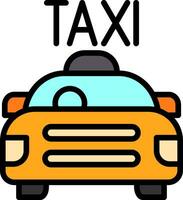 Taxi Vector Icon Design