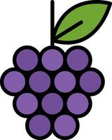 Grapes Vector Icon Design