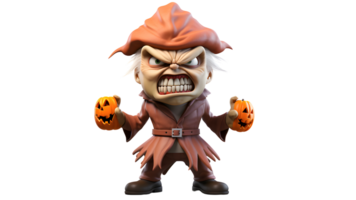 Halloween png Immagine orrore cartone animato personaggio ai generativo