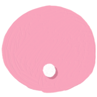 The dot sign is in a pink circle. png