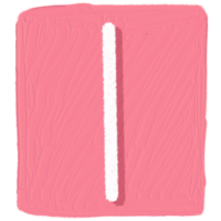 de verticaal bar teken is in de roze vierkant. png