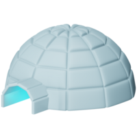 Igloo 3d rendering isometric icon. png