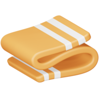 Blanket 3d rendering isometric icon. png