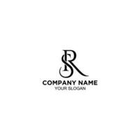 Monogram SR logo Design Vector